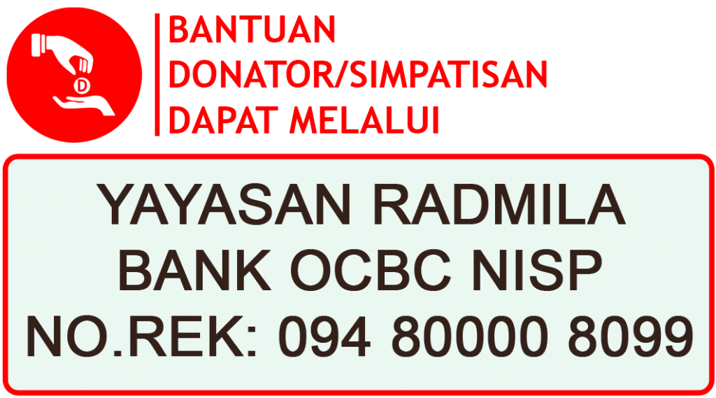 Donasi Yayasan Radmila